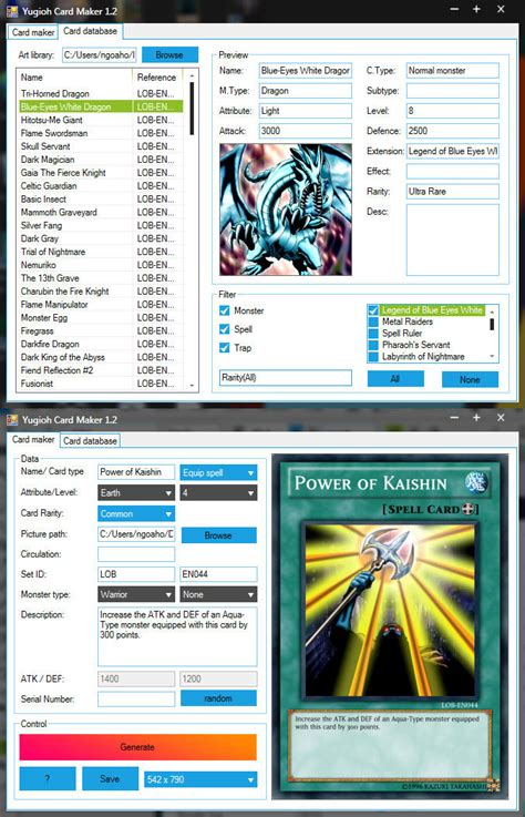 yugioh card maker|yu gi oh card maker download.